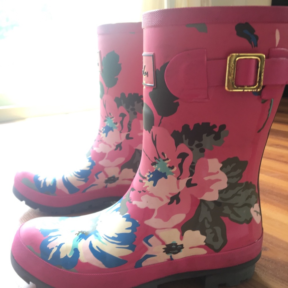 Joules Women’s Floral Rainboots
